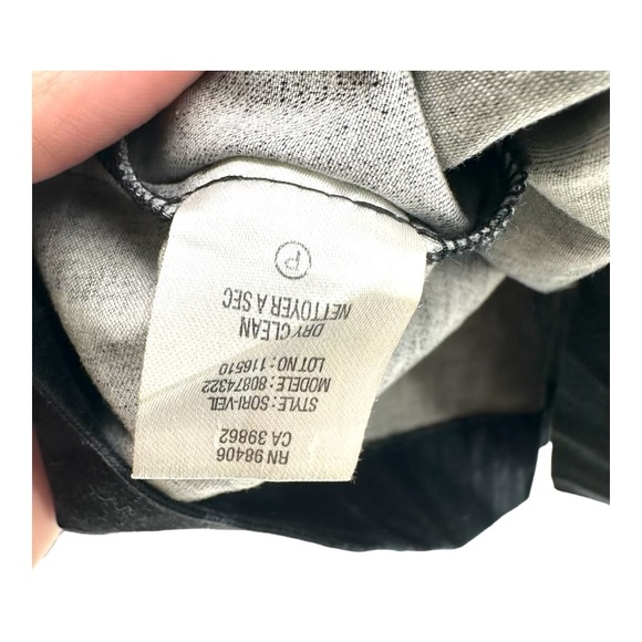 Theory | 0 Gray Abstract Mini Skirt Pleated - Picture 9 of 12